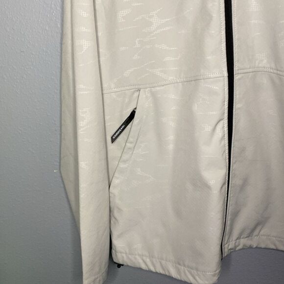 New Balance Gray Full Zip Hooded Jacket Size Medium - Picture 6 of 12